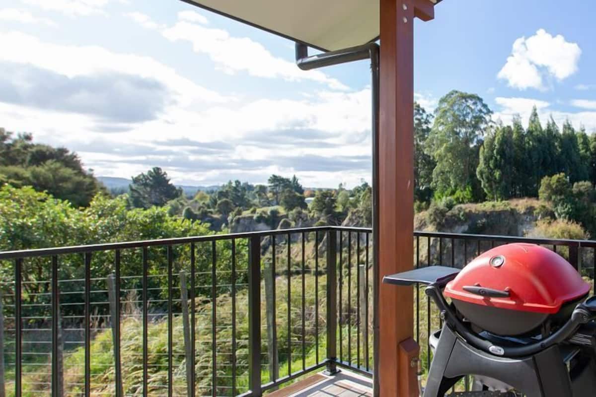 Deluxe-Villa (Tongariro & Ruapehu) | Terrasse/Patio