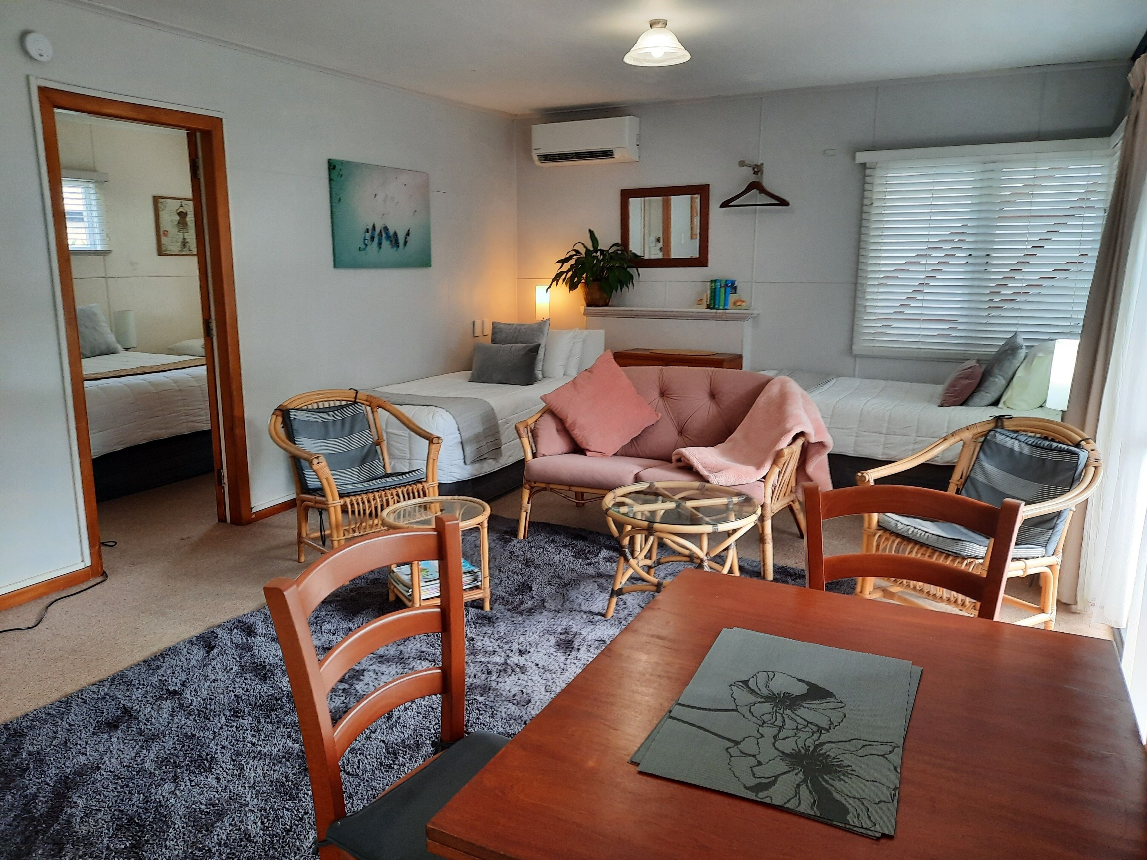 Family Apartment, 1 Bedroom, Garden View | Egyptian cotton sheets, premium bedding, pillowtop beds, in-room safe