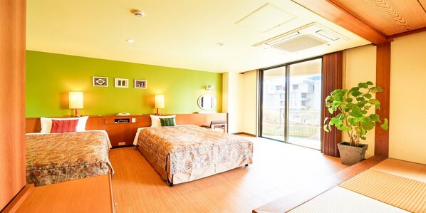 Desk, cots/infant beds, free WiFi, bed sheets