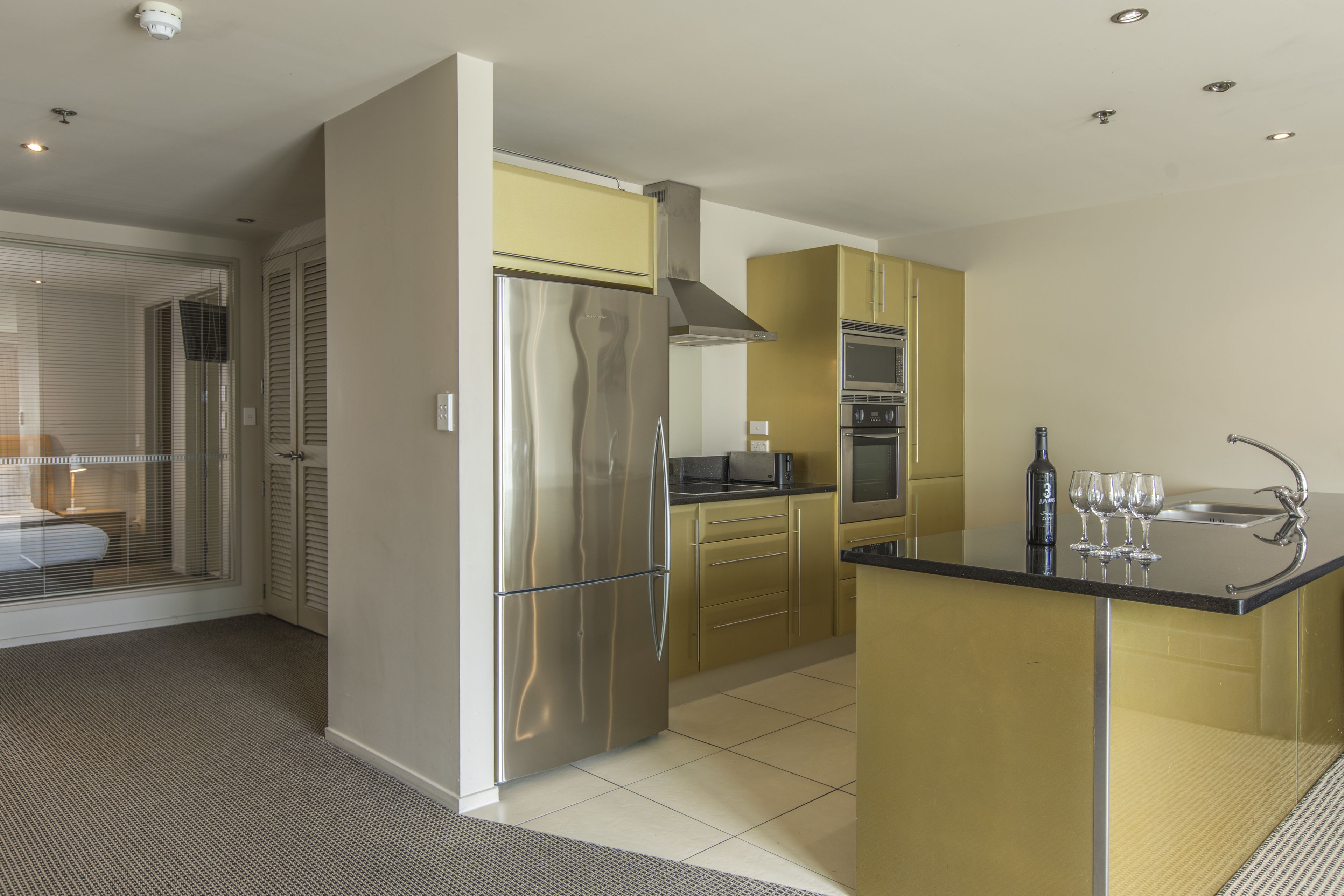 Superior Apartment, 2 Bedrooms | Private kitchenette | Full-sized fridge, microwave, oven, stovetop