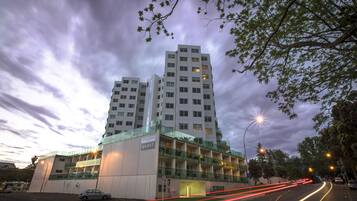 Front of property – evening/night