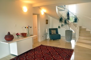 Interior entrance