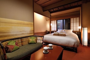 Premium bedding, down duvets, in-room safe, free WiFi - Yasaka Yutone Kyokoyado (Kyoto)