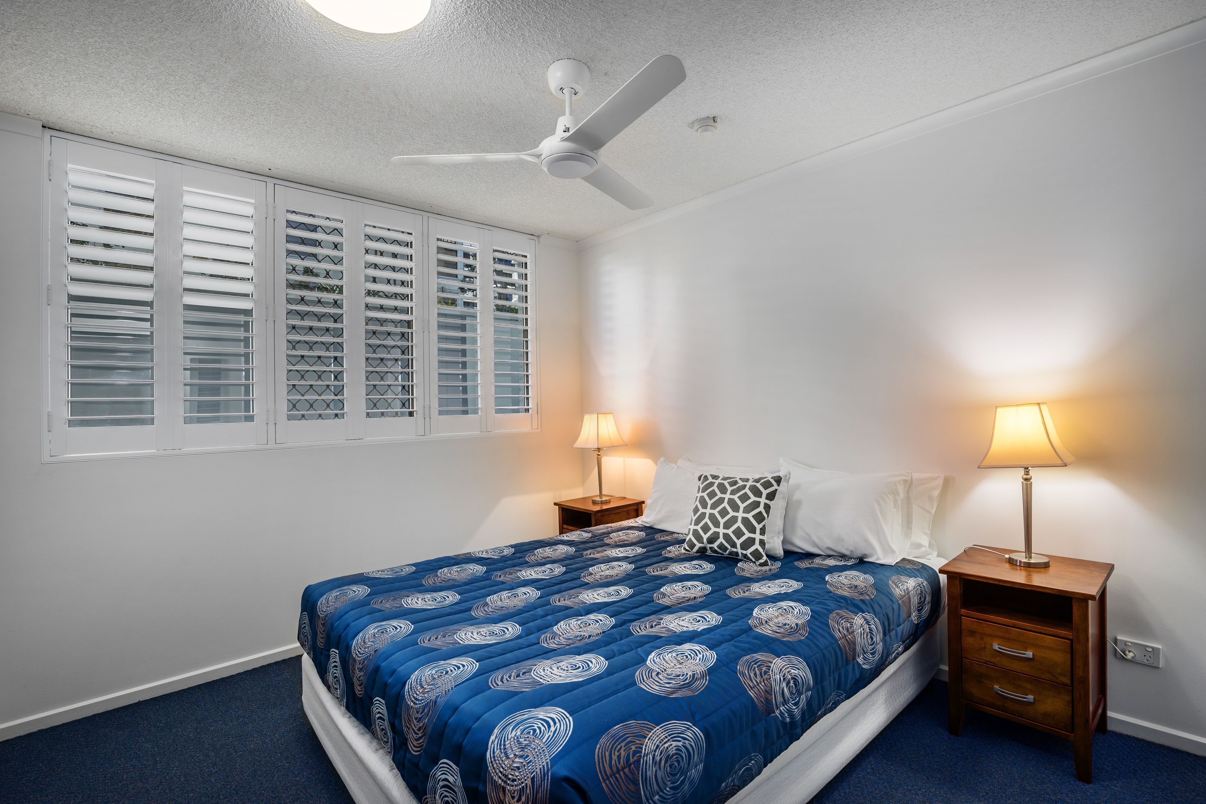 Individually decorated, individually furnished, iron/ironing board