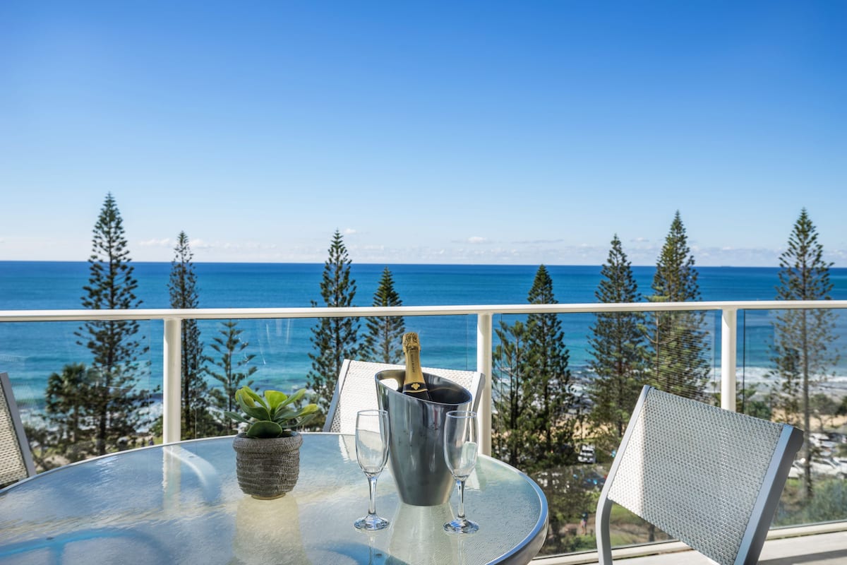 Luxe appartement, 1 slaapkamer, aan het strand | Balkon
