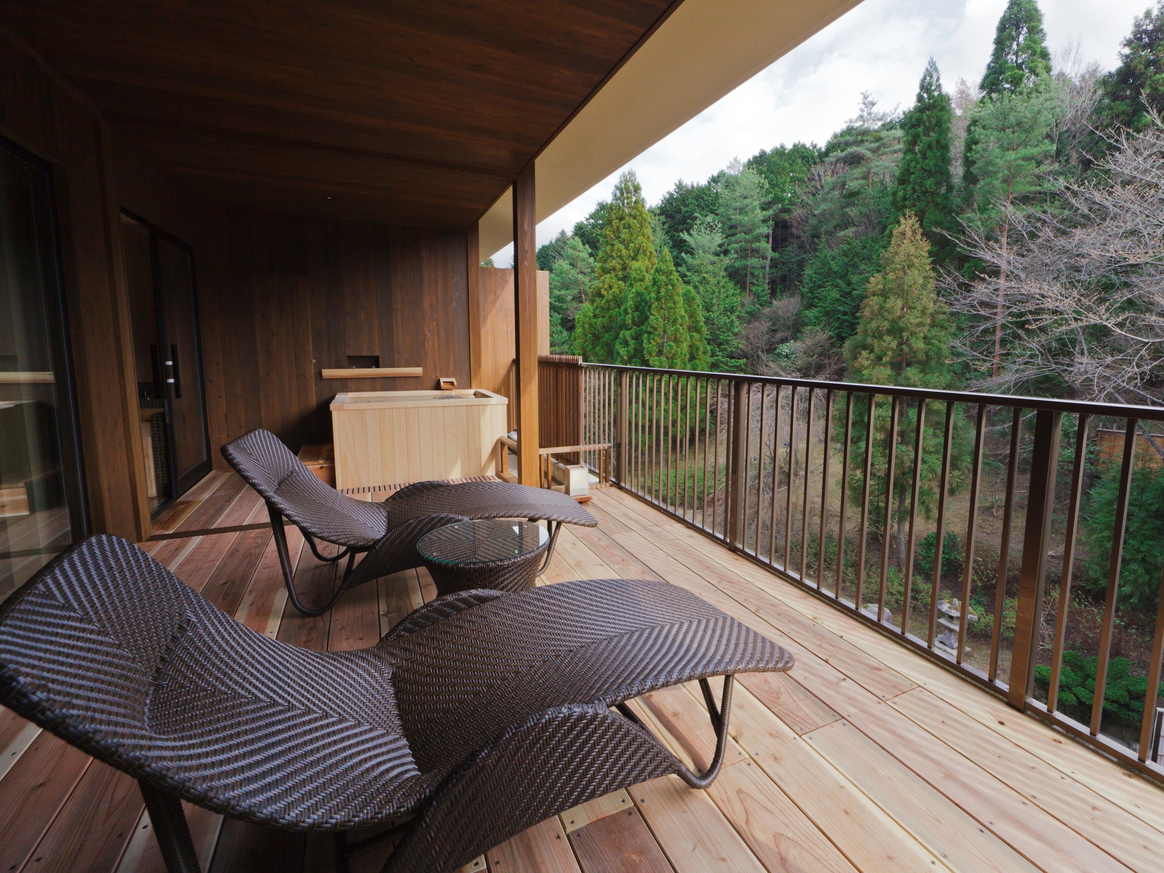 套房 (Japanese Style, Open-Air Bath) | 陽台景觀