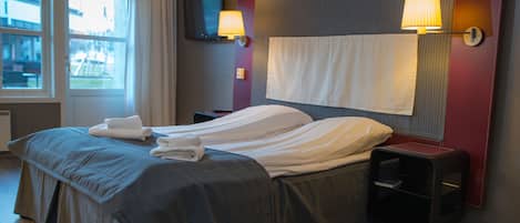Pillow-top beds, blackout curtains, soundproofing, iron/ironing board
