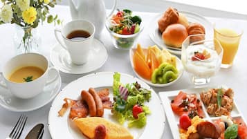 Tägliches großes Frühstück gegen Gebühr