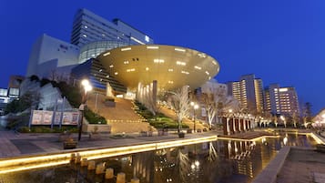 Front of property - evening/night