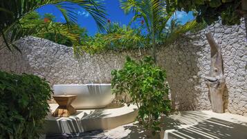 Villa, 1 Schlafzimmer, eigener Pool, Strandblick | Badezimmer