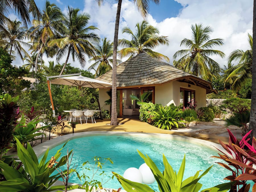 Villa, 2 Schlafzimmer | Bettwäsche aus ägyptischer Baumwolle, hochwertige Bettwaren, Minibar