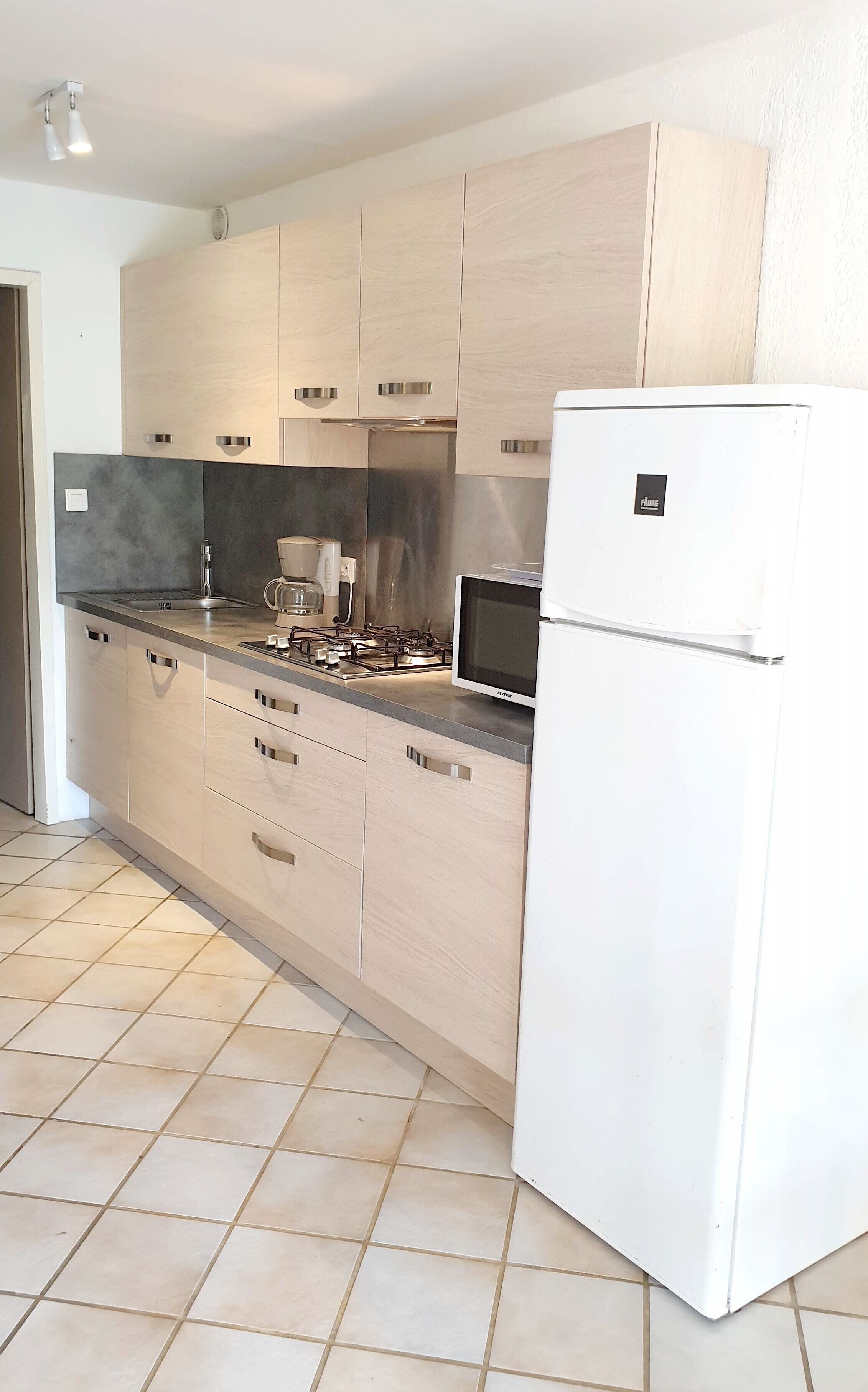 family house, mountain view | private kitchen | fridge, electric kettle