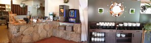 Daily buffet breakfast (EUR 13 per person)