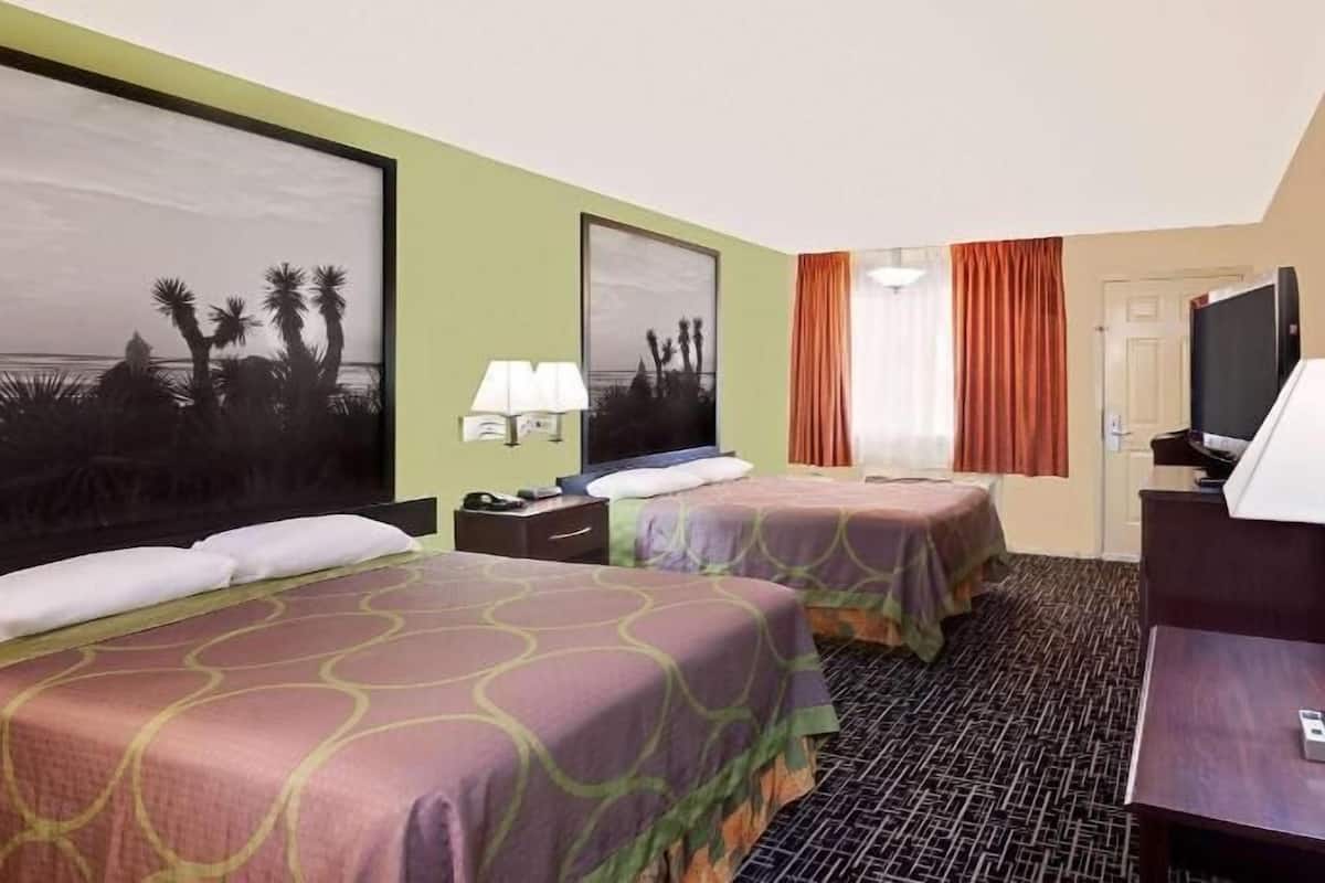 Individually decorated, individually furnished, desk, laptop workspace