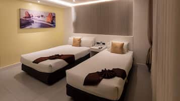 Minibar, in-room safe, desk, blackout curtains