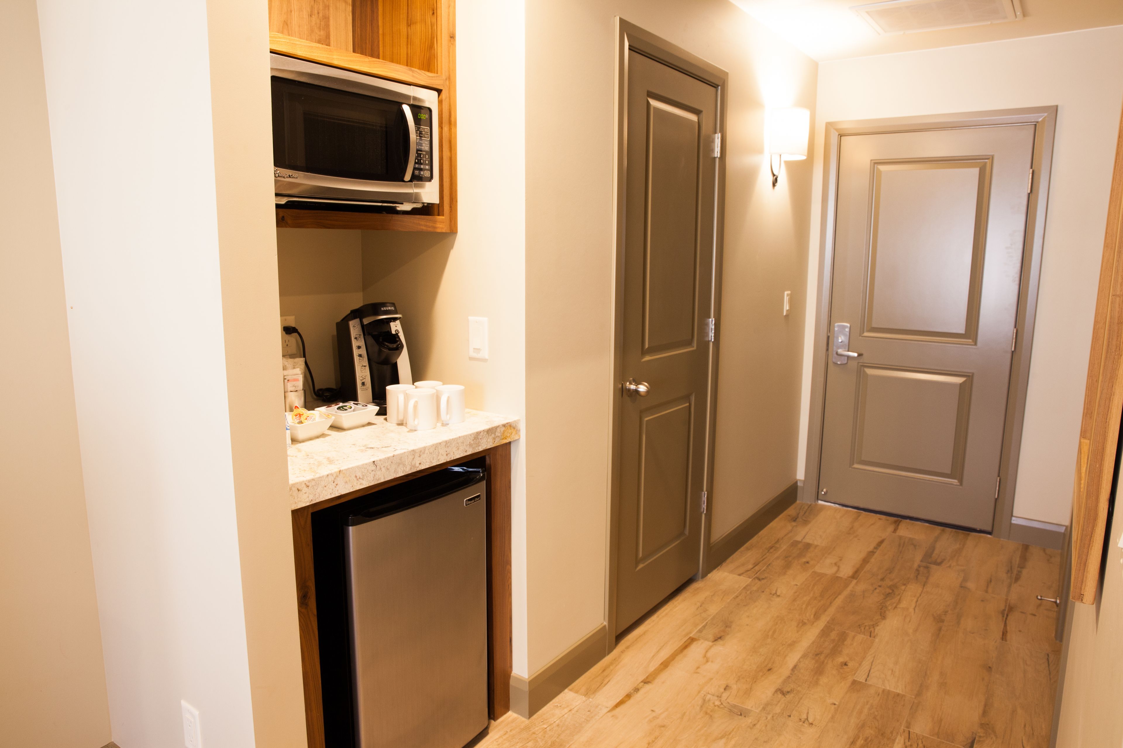 premium room, 2 queen beds, patio | mini fridge
