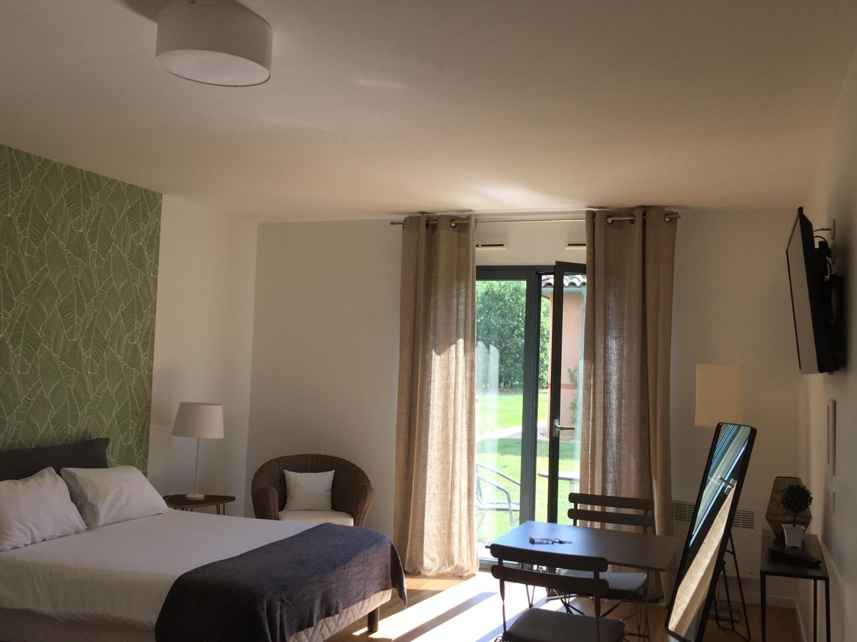 blackout curtains, iron/ironing board, cots/infant beds, free wifi