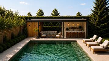 Seasonal outdoor pool