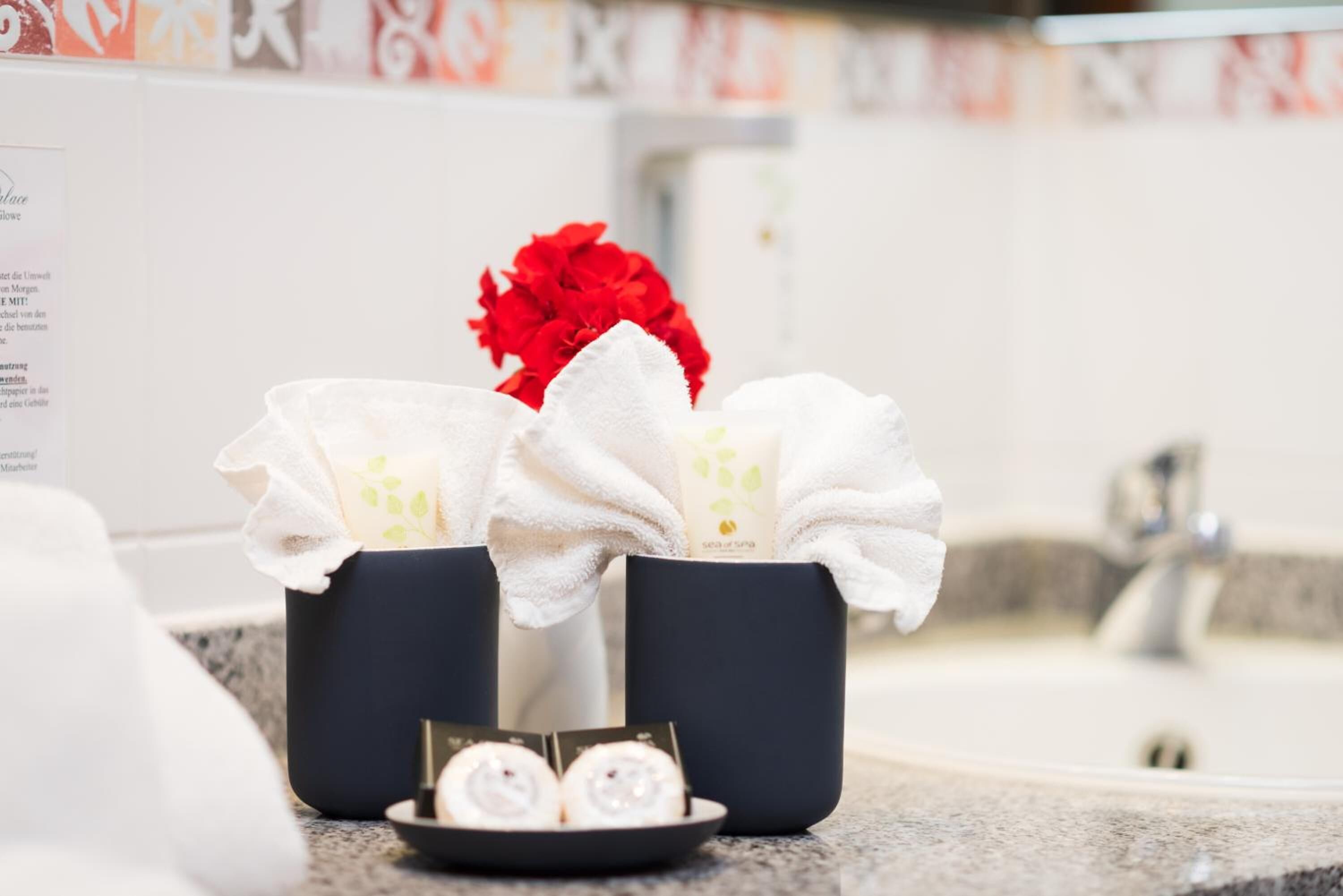 shower, hair dryer, bathrobes, slippers