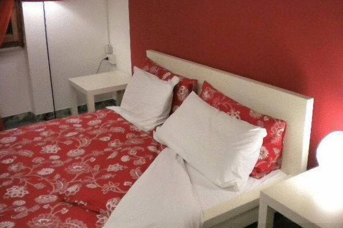 Chambre Double, salle de bains commune