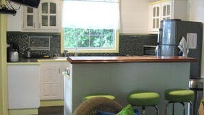 Cottage, 2 Bedrooms, 2 Bathrooms, Garden View | Private kitchen - Apartment Espoir (Gros Islet)