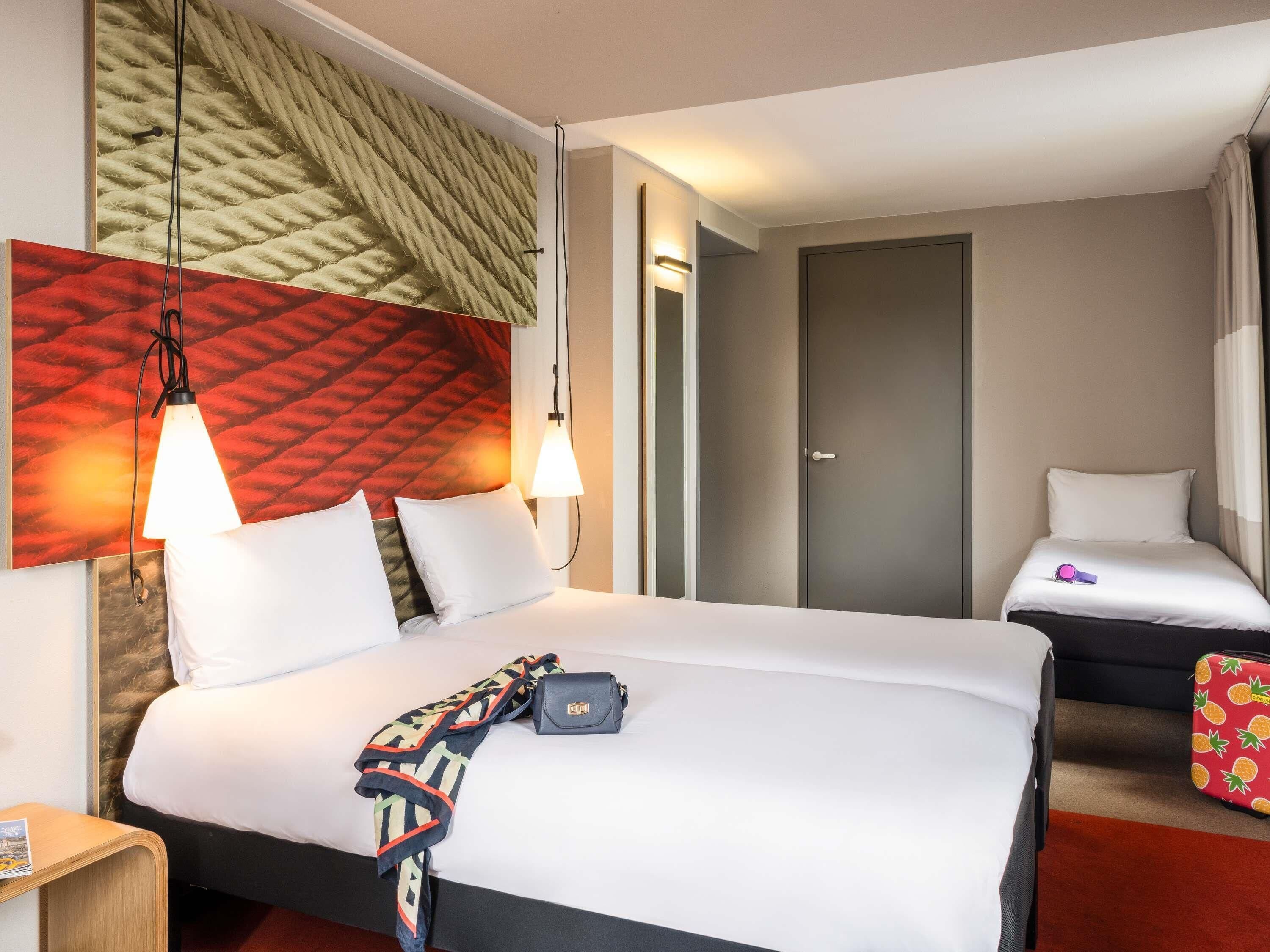 triple room, 3 single beds | in-room safe, desk, laptop workspace, blackout curtains