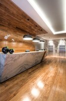 Check-in/check-out kiosk