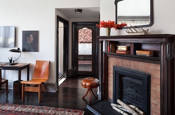46-inch flat-screen TV with cable channels, TV at The High Line Hotel