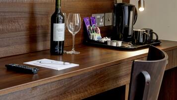 Desk, soundproofing, iron/ironing board, free WiFi