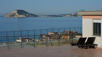 Blick von der Unterkunft