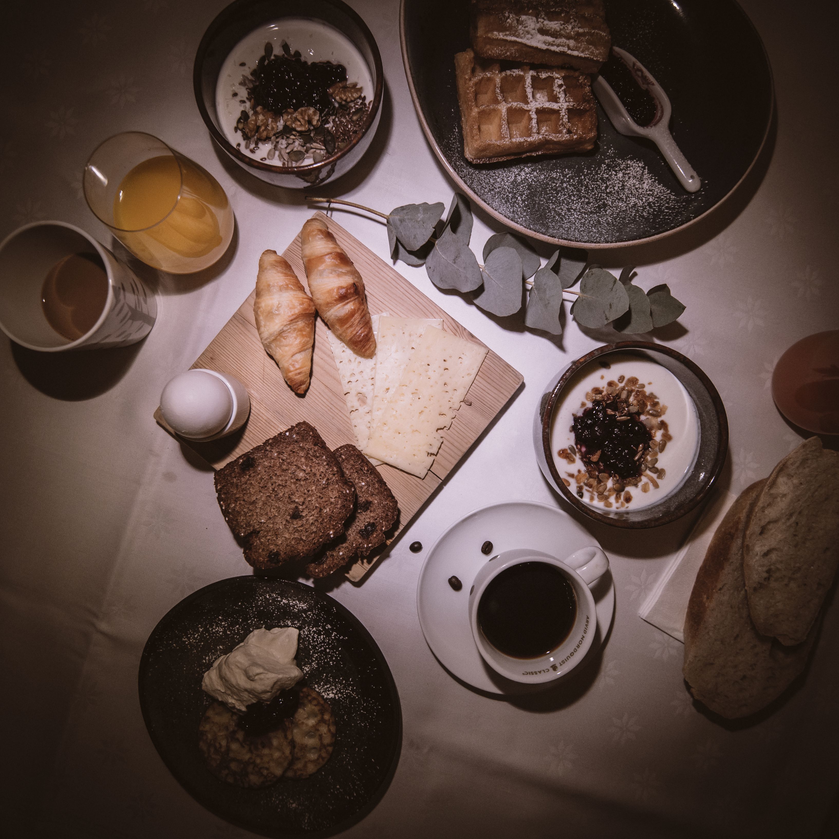Petit déjeuner buffet compris tous les jours