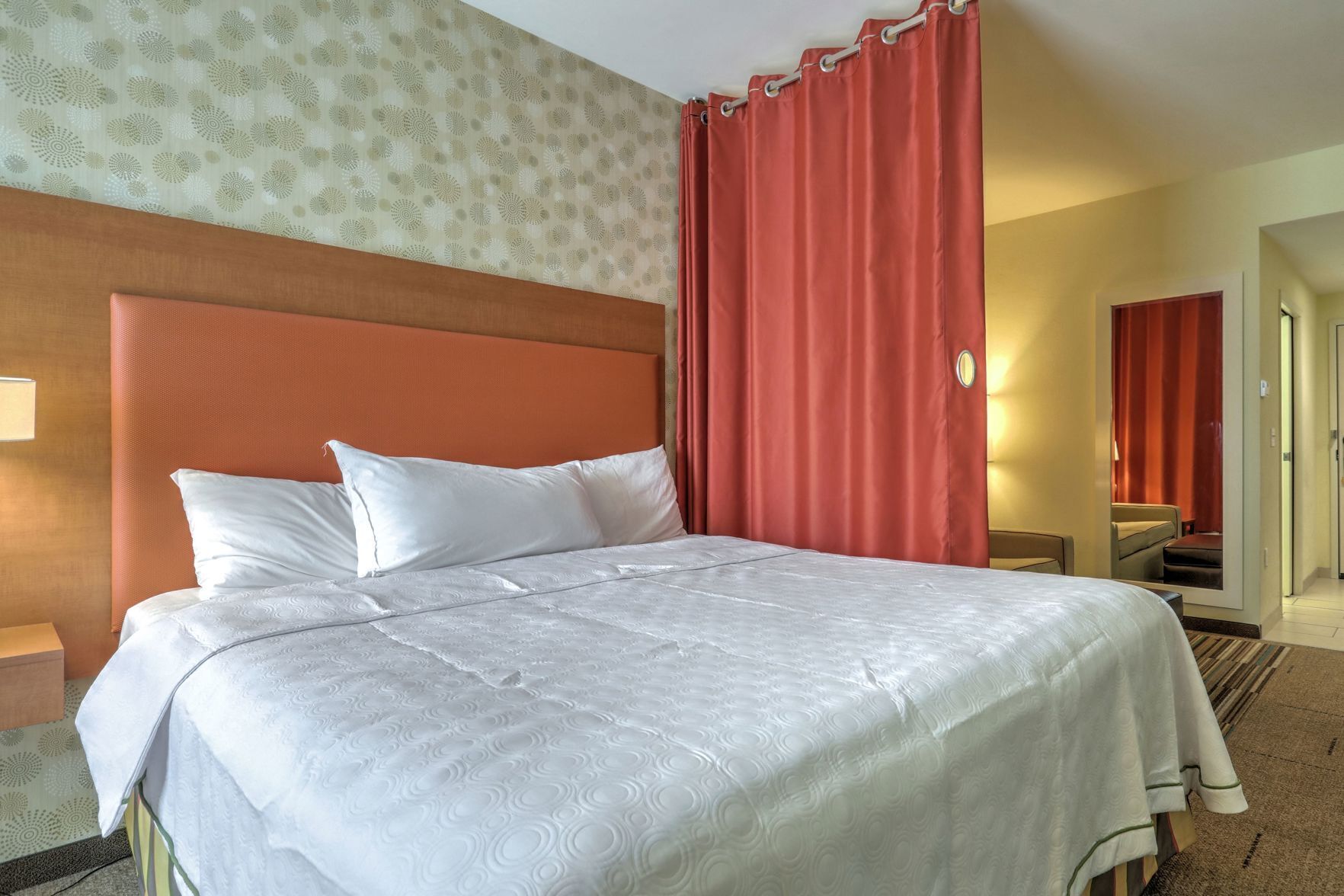Hypo-allergenic bedding, blackout drapes, iron/ironing board, free WiFi
