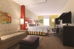 Studio, 2 Queen Beds | Hypo-allergenic bedding, blackout drapes, iron/ironing board, free WiFi - Home2 Suites by Hilton Erie, PA (Erie)