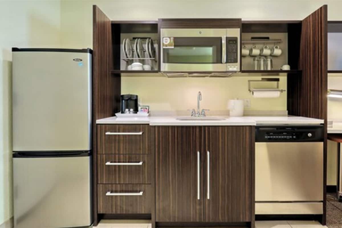 hypo-allergenic bedding, blackout curtains, iron/ironing board