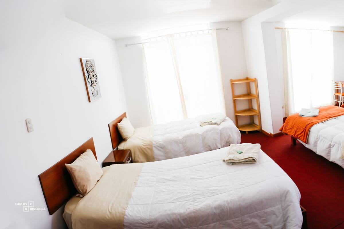 Triple Room | In-room safe, desk, blackout curtains, free cots/infant beds
