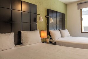 Traditional Double Room, 2 Queen Beds | Egyptian cotton sheets, premium bedding, down duvets, desk - Hotel Posada Terranova (San José del Cabo)