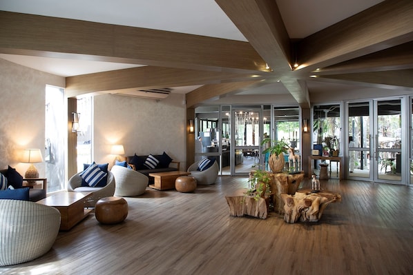 Sala de estar en el lobby