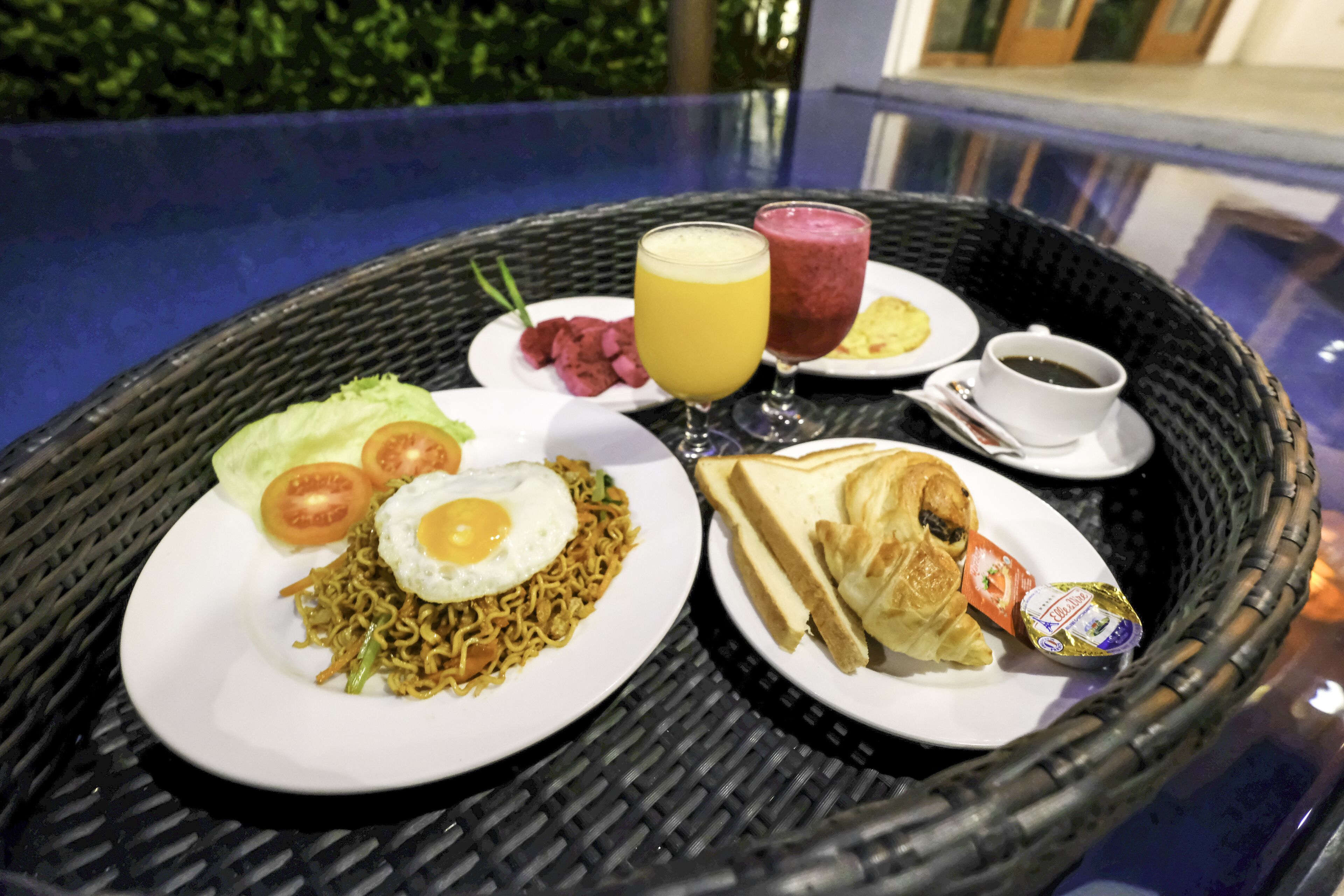 Perkhidmatan bilik - tempat makan