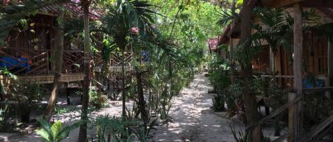 Blick von der Unterkunft