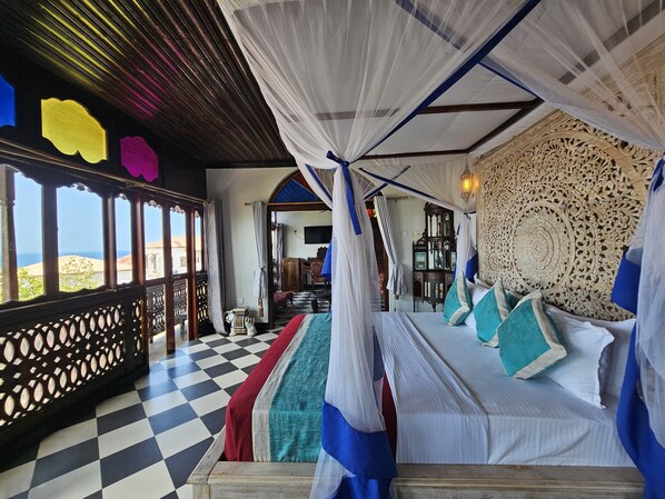 Presidential Double Room | In-room safe, desk, soundproofing, free cribs/infant beds - Dhow Palace Hotel (Zanzibar Town)