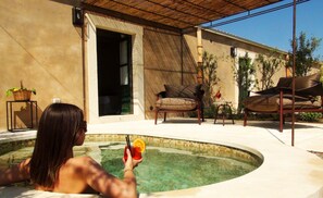 Superior Room, 1 Queen Bed, Private Pool, Garden Area, Adult Only | Terrace/patio