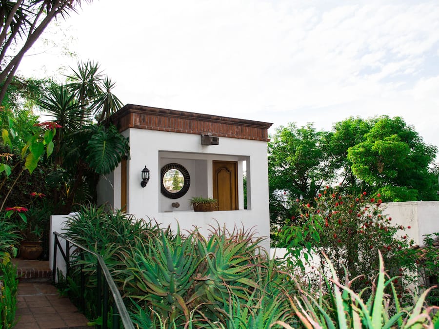 Blick von der Unterkunft