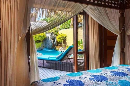 Villa Luxury, piscina privata, lato spiaggia | Vista dalla camera