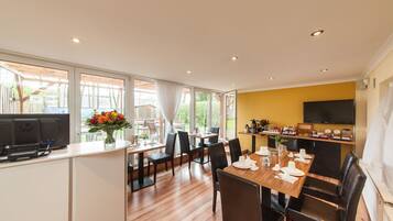 Daily buffet breakfast (EUR 12.9 per person)