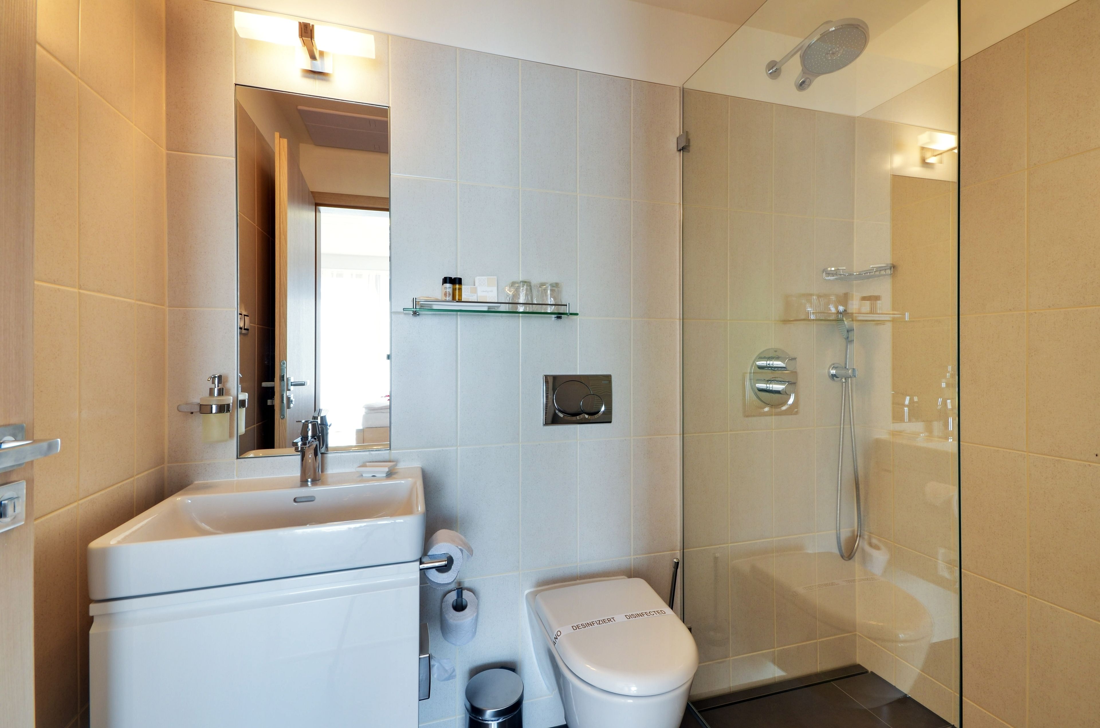 superior studio, terrace | bathroom | shower, rainfall showerhead, free toiletries, hair dryer