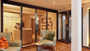 Espace de soins pour les couples, massages aux pierres chaudes