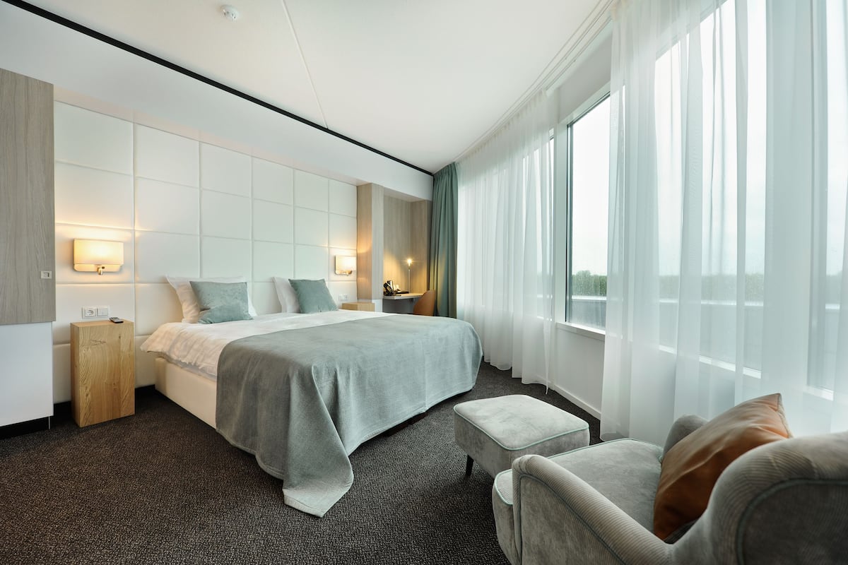 1 habitación y ropa de cama hipoalergénica