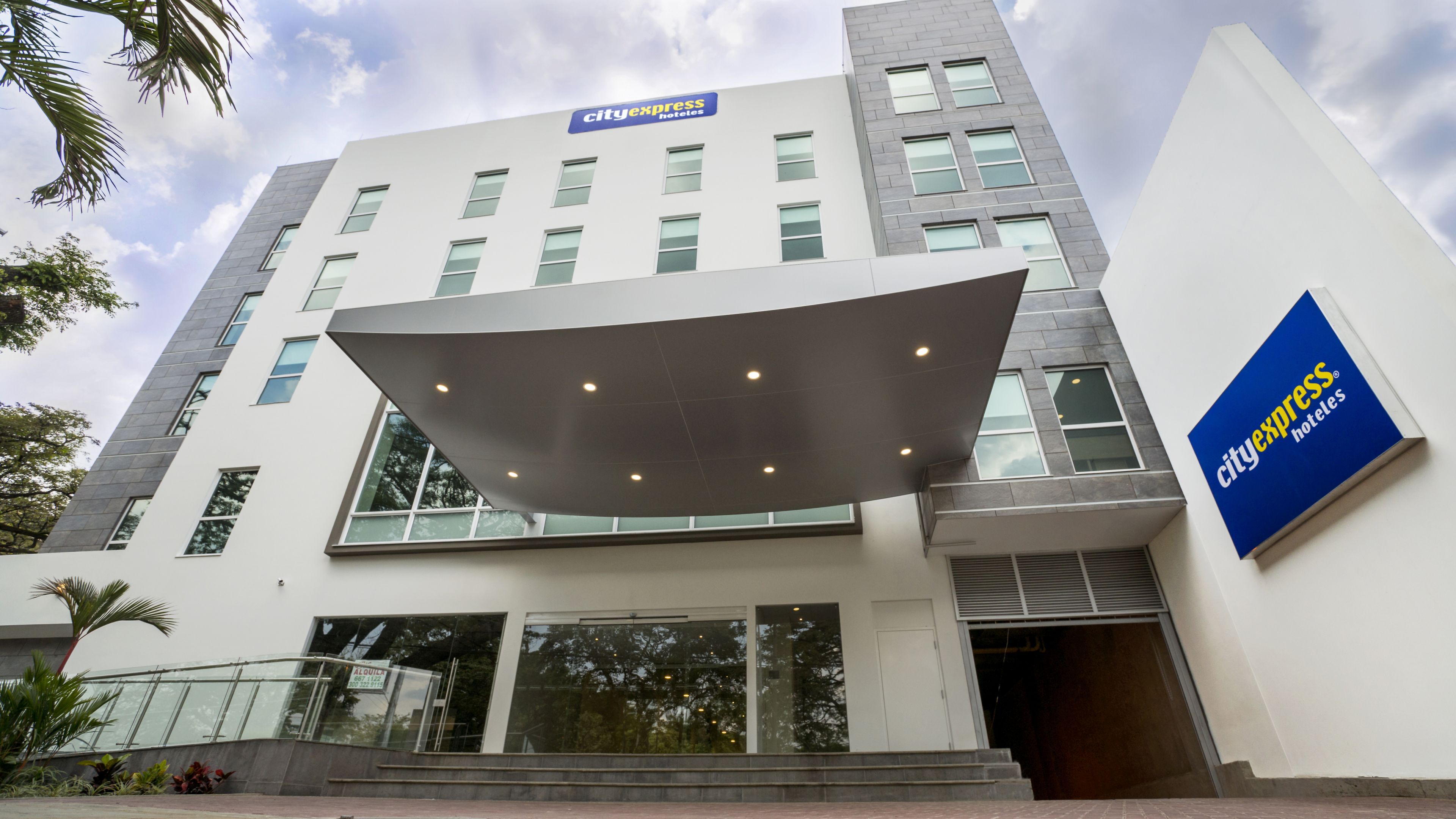 front of property – evening/night