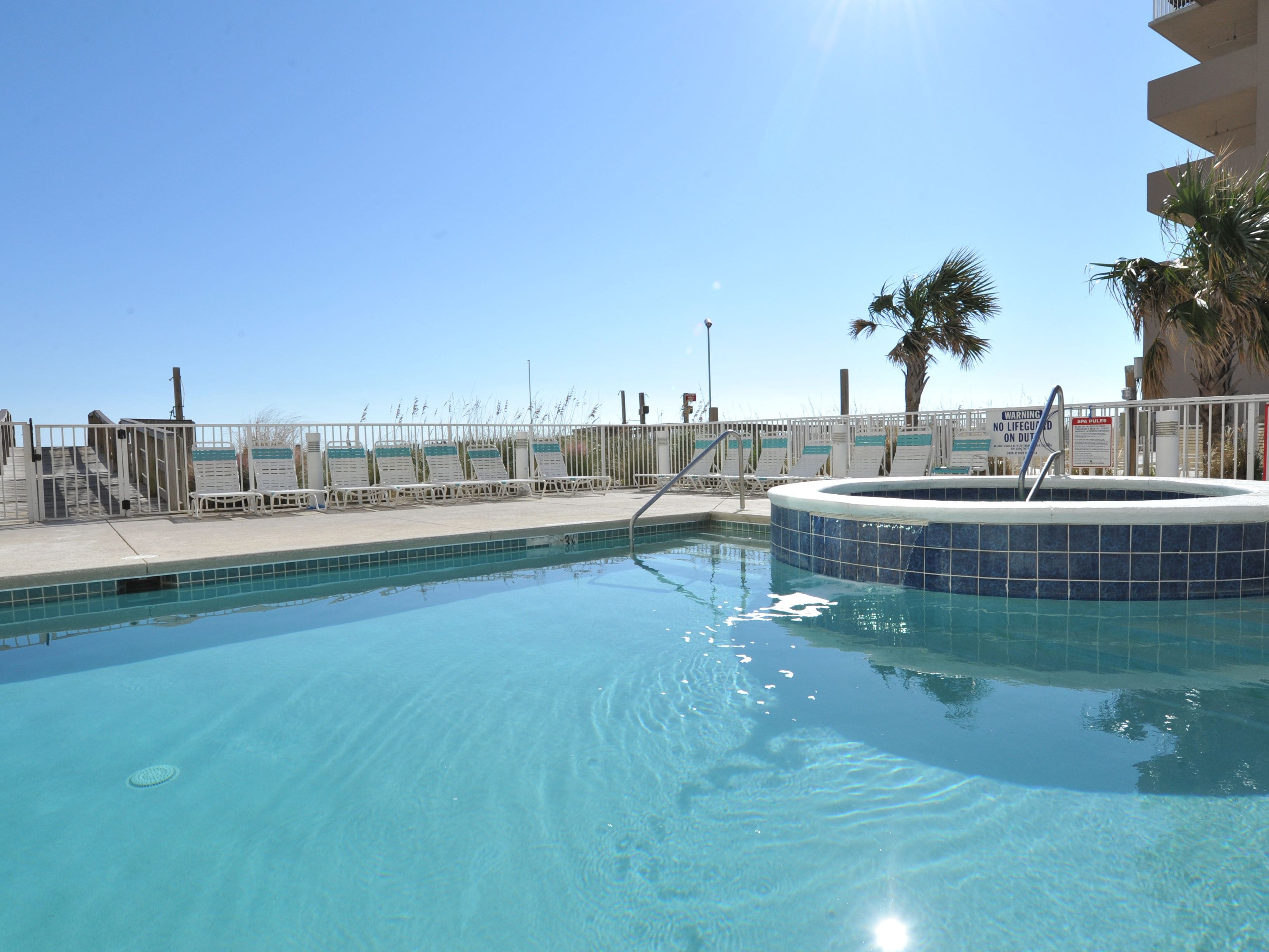 Indoor pool, outdoor pool, pool loungers