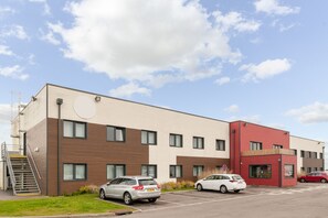 Voorkant van accommodatie